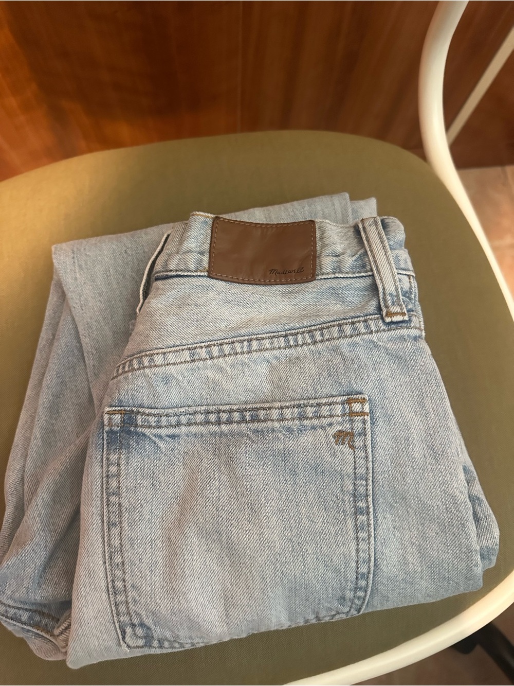 Madewell Light Blue Straight-Leg Jeans